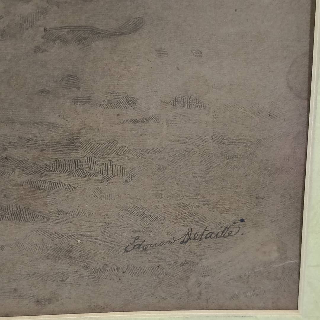 Graphique original signé vintage