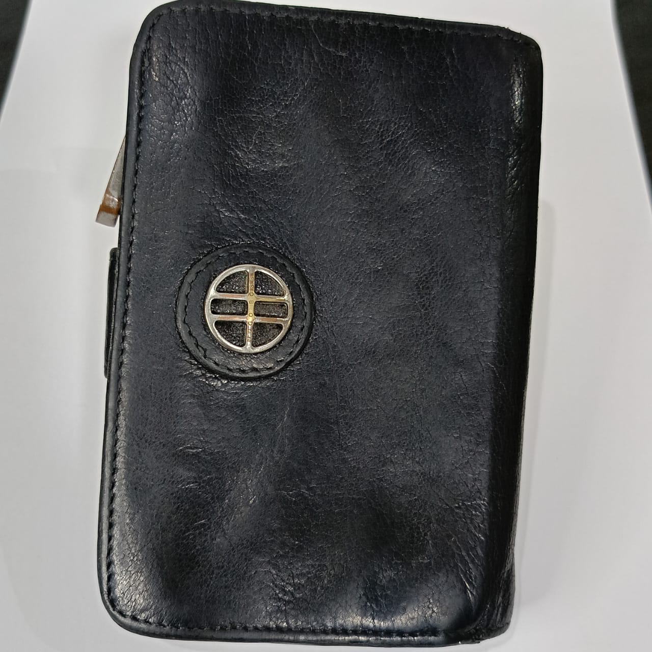 Portefeuille Boss original en cuir vintage