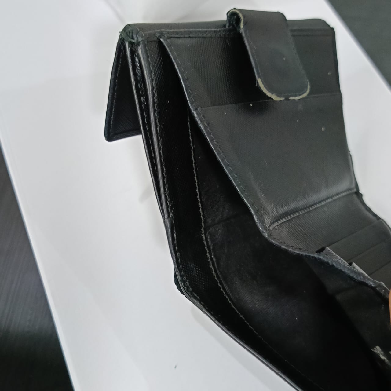 Portefeuille Prada milano original en cuir vintage