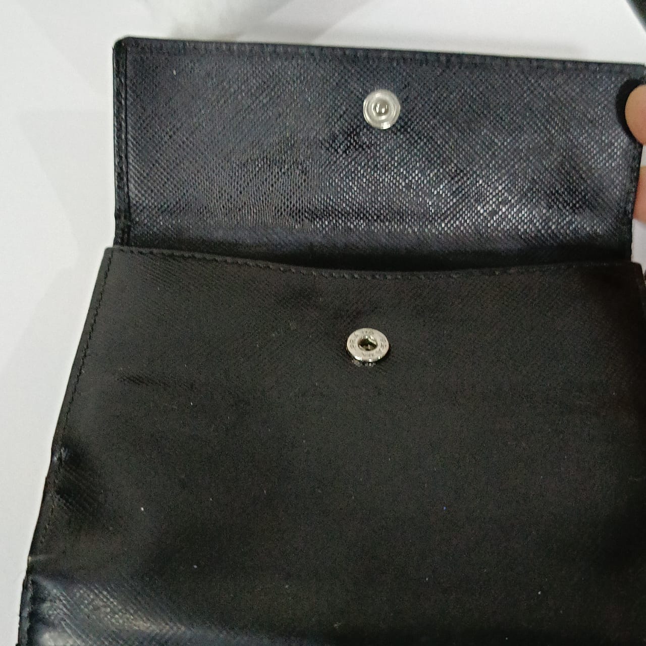 Portefeuille Prada milano original en cuir vintage