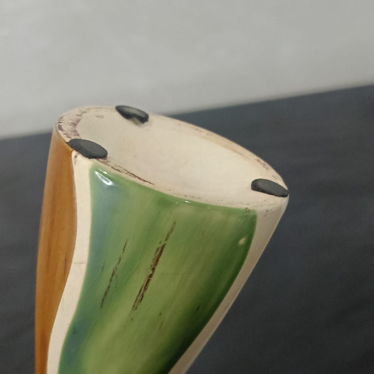 Vase rare vintage porcelaine art déco