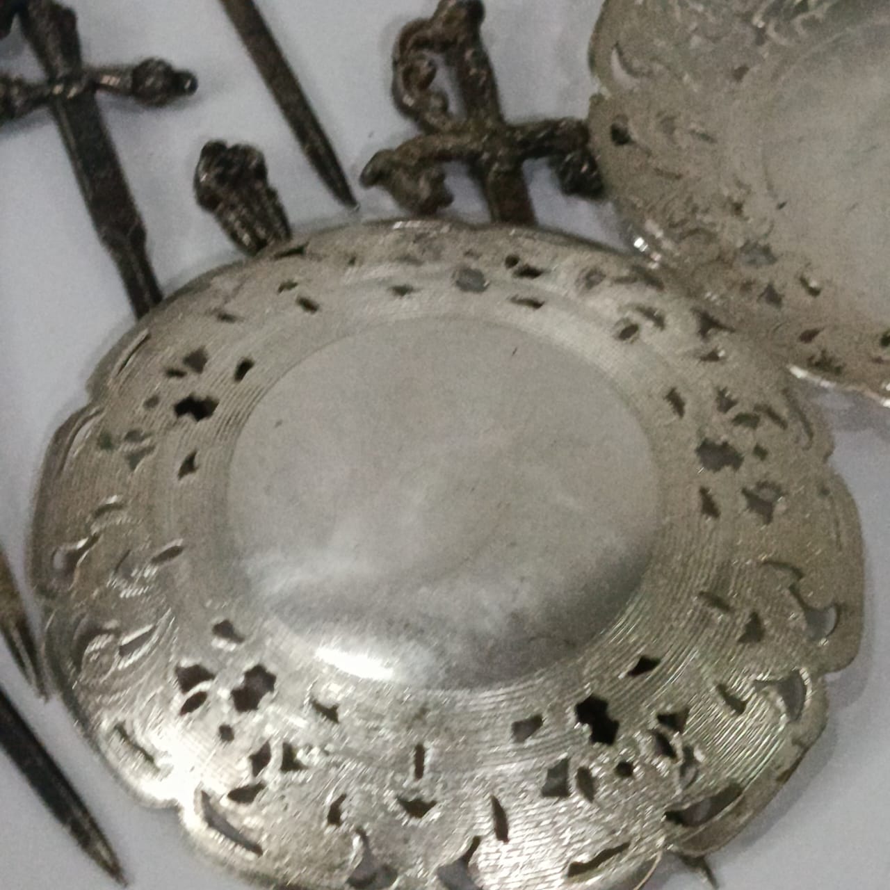 تحفة أنتيك ديكور تغليف فضة