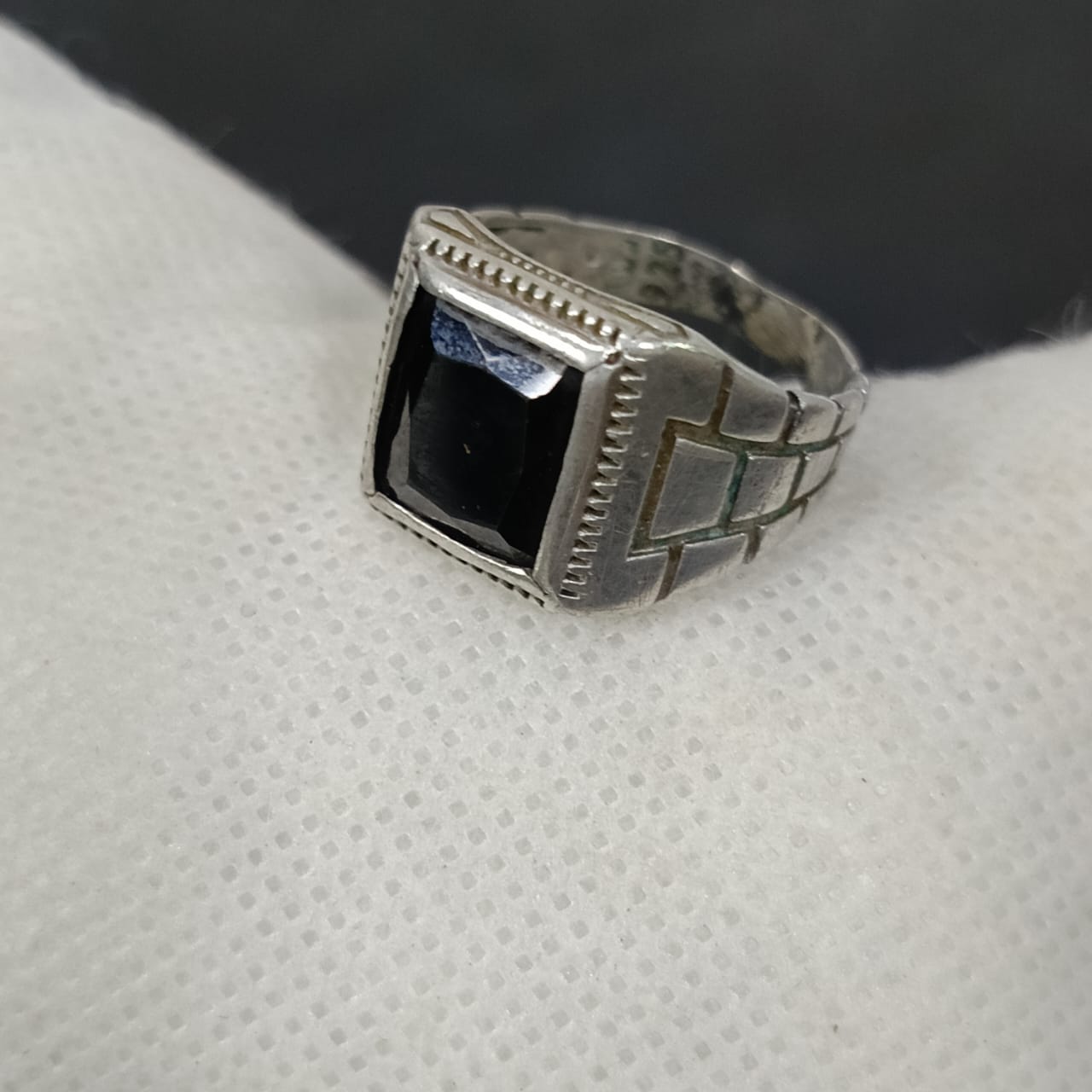 خاتم فضة تحفة