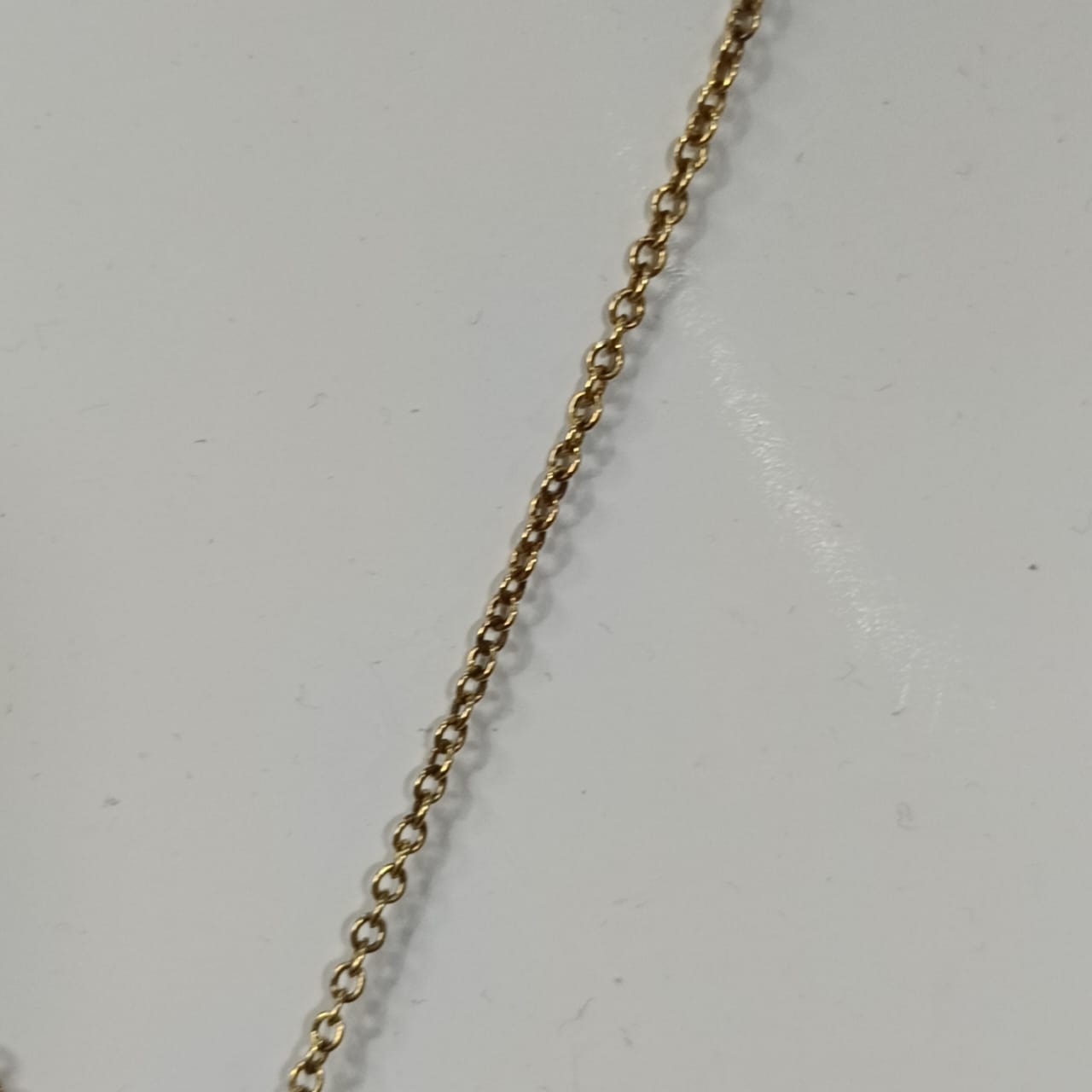 سلسلة فضة تحفة تغليف ذهب