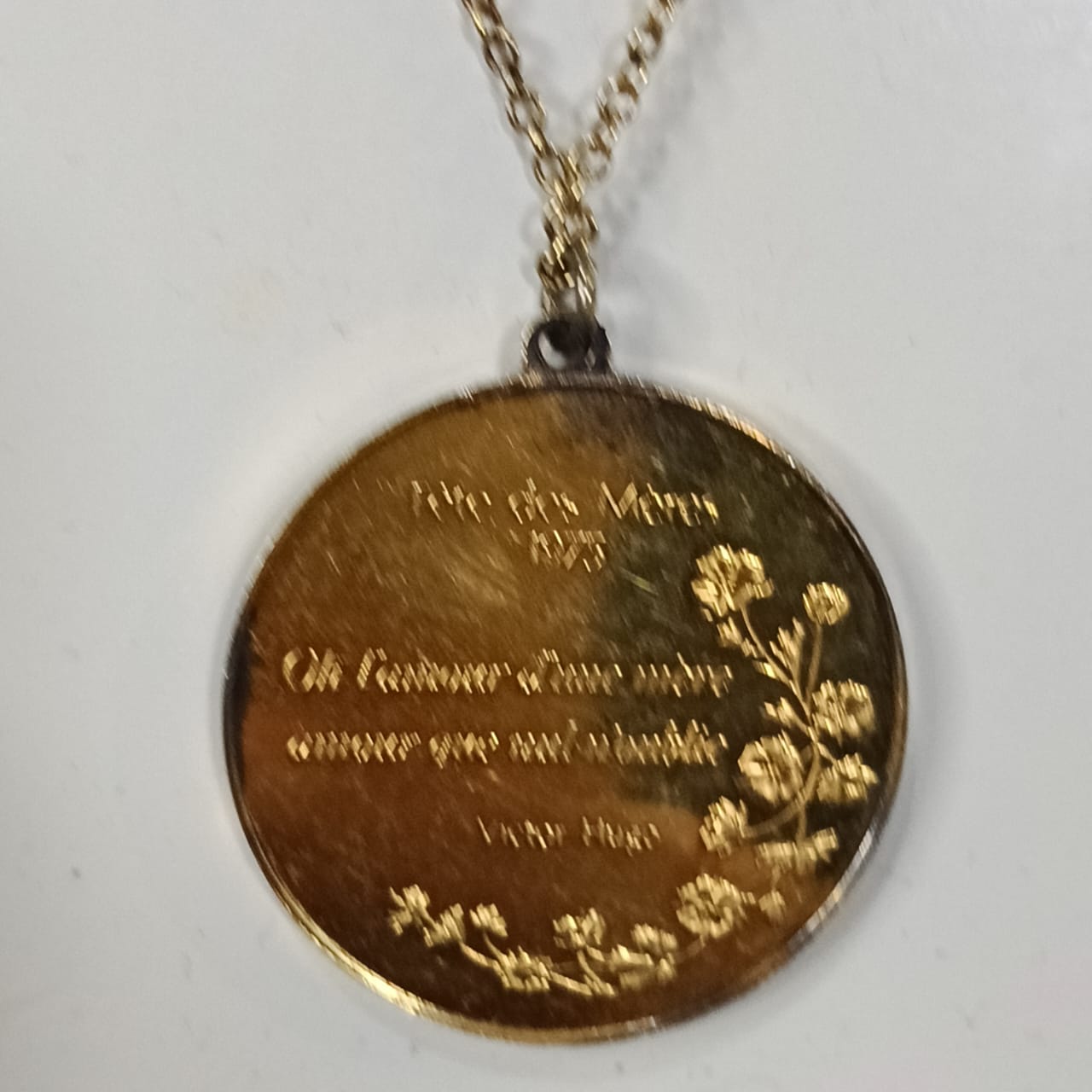 سلسلة فضة تحفة تغليف ذهب