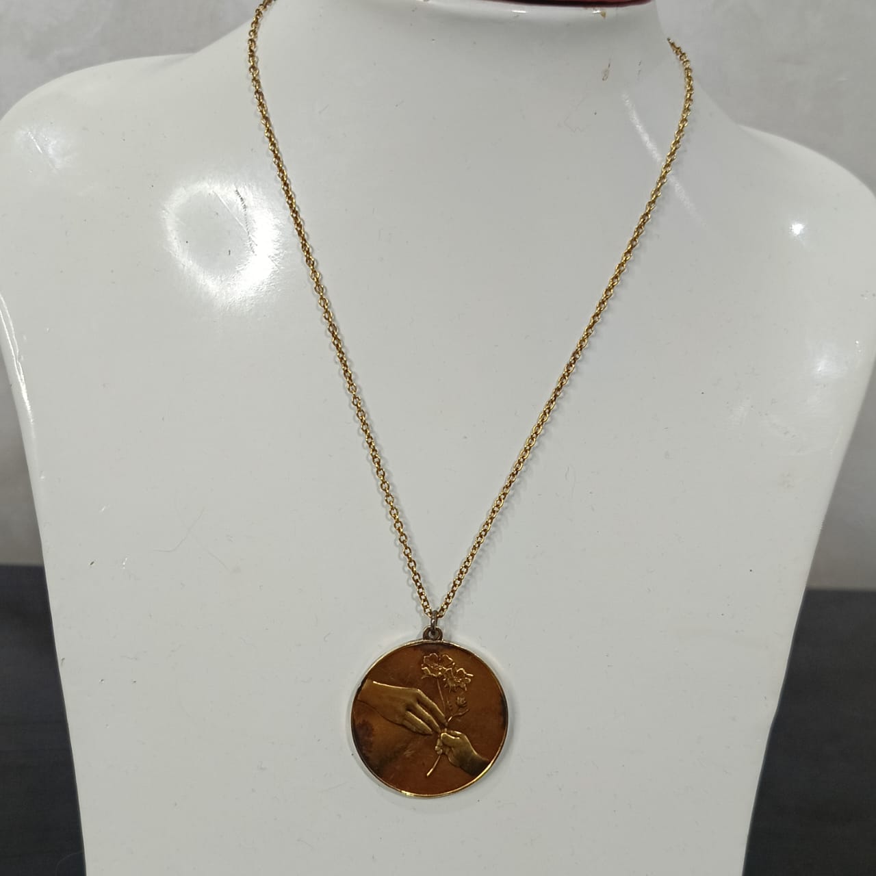 سلسلة فضة تحفة تغليف ذهب