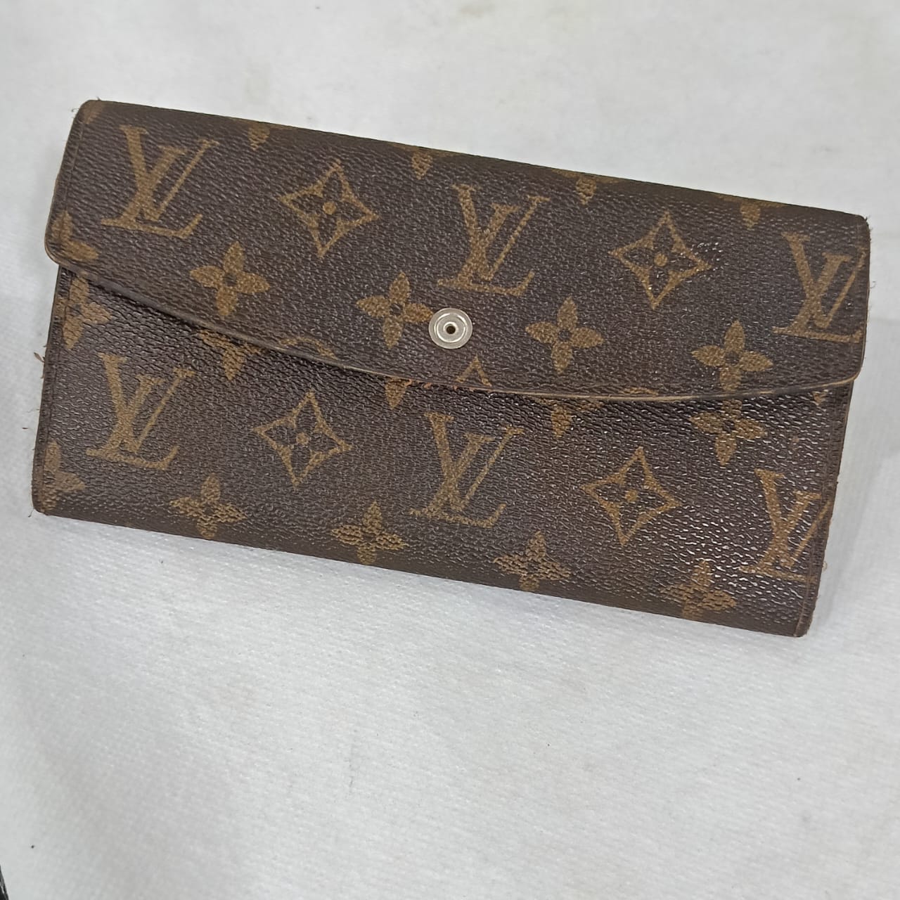 Portefeuille louis Vuitton Femme en cuir vintage