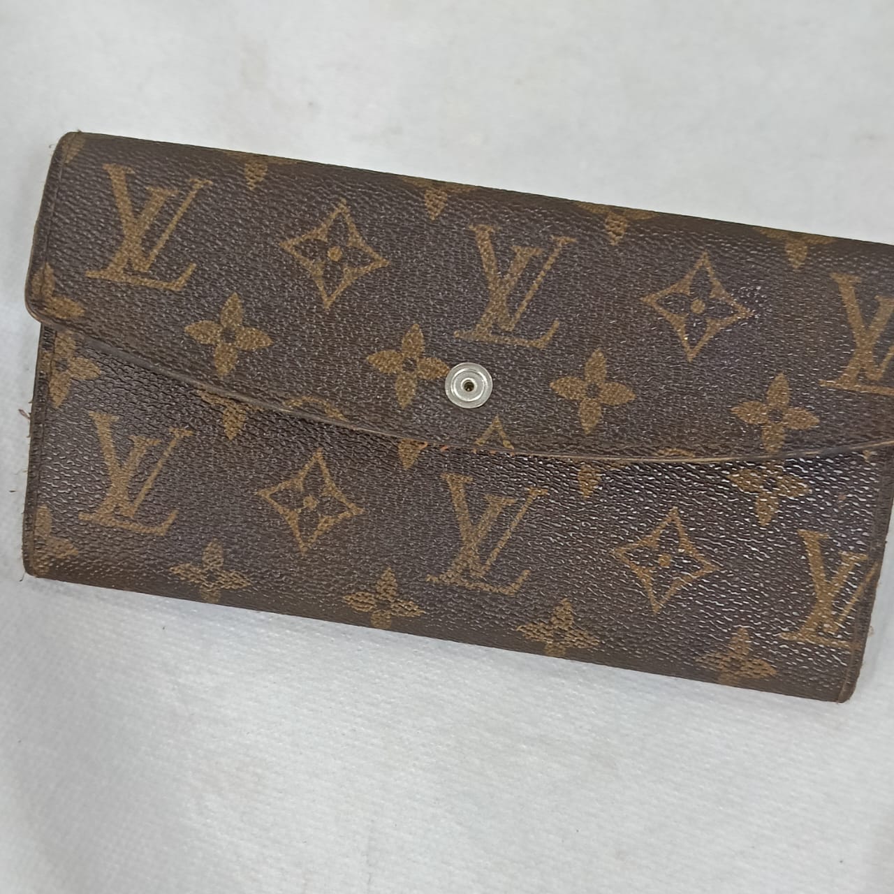 Portefeuille louis Vuitton Femme en cuir vintage