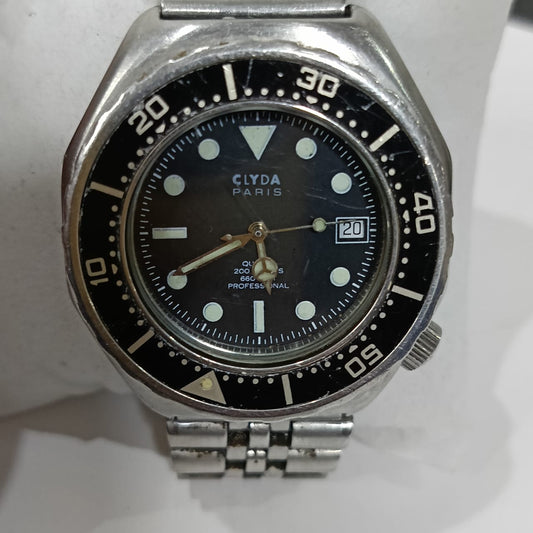 Montre calyda paris plongée vintage original Quartz