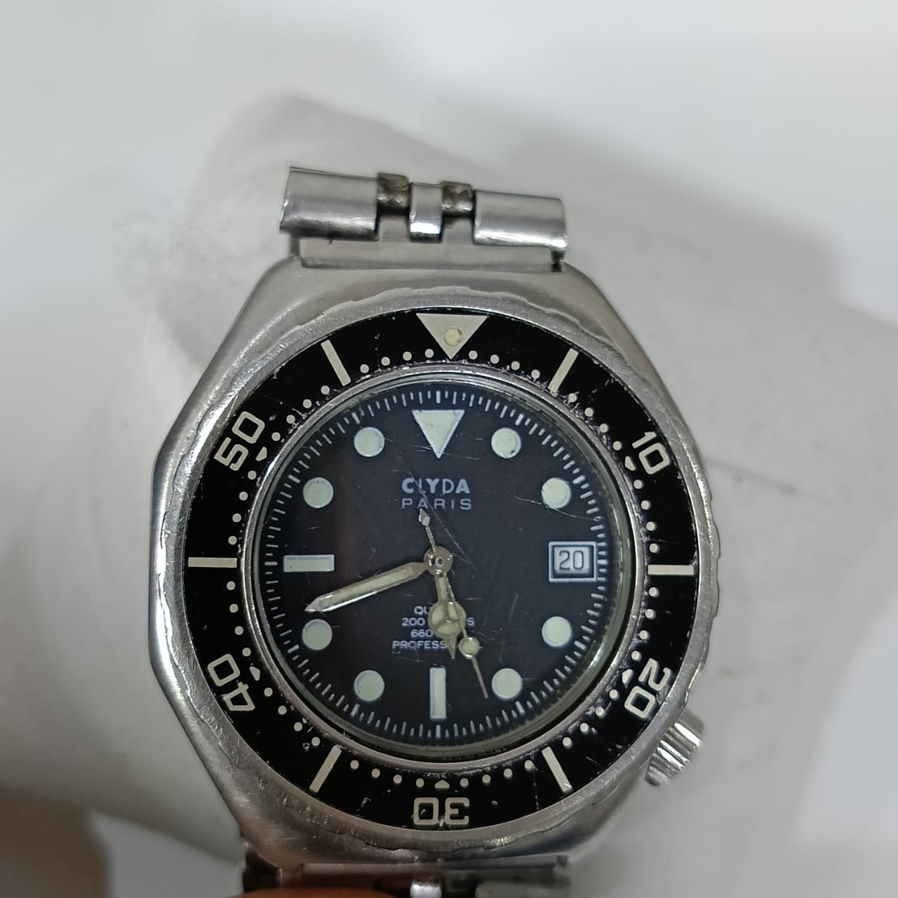 Montre calyda paris plongée vintage original Quartz