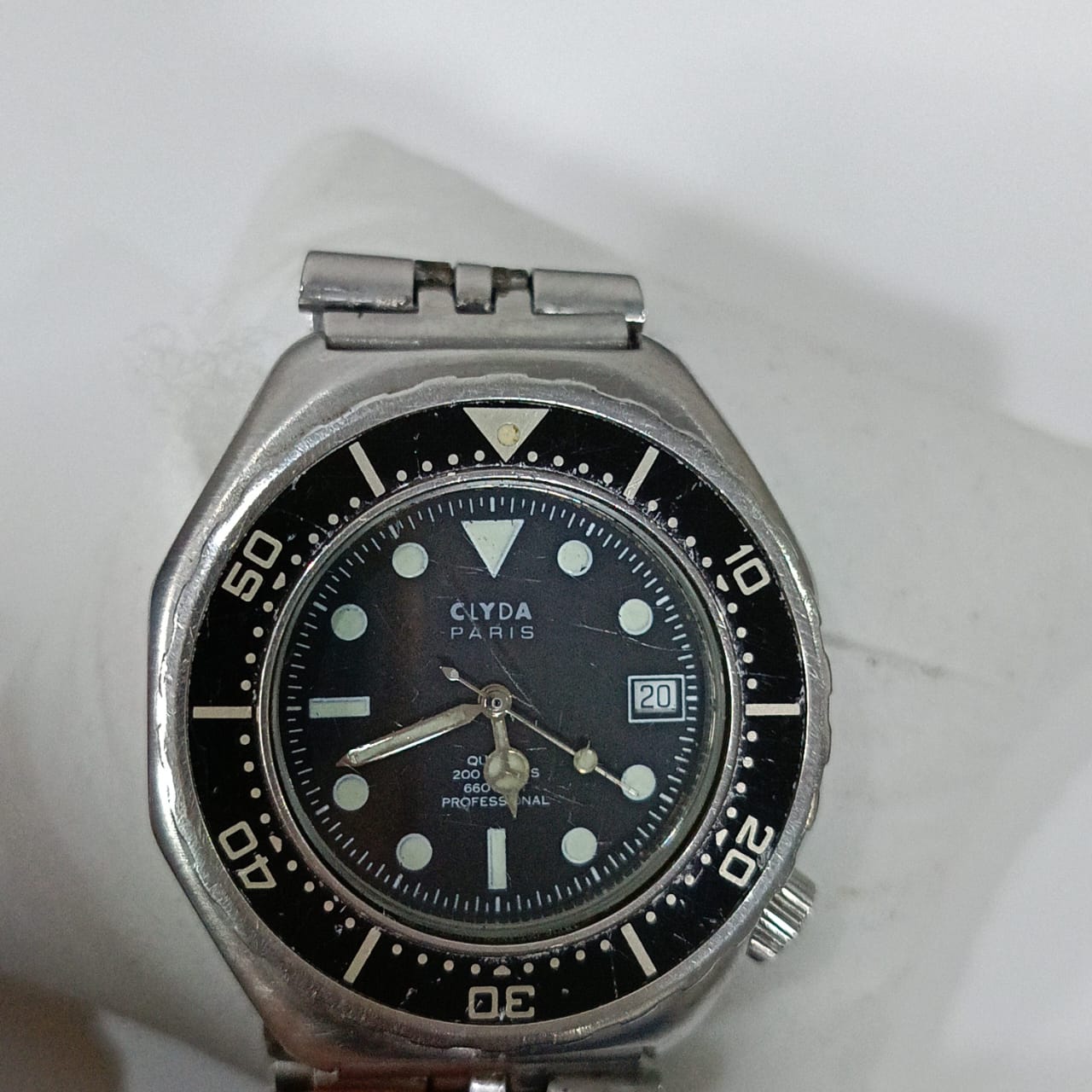 Montre calyda paris plongée vintage original Quartz