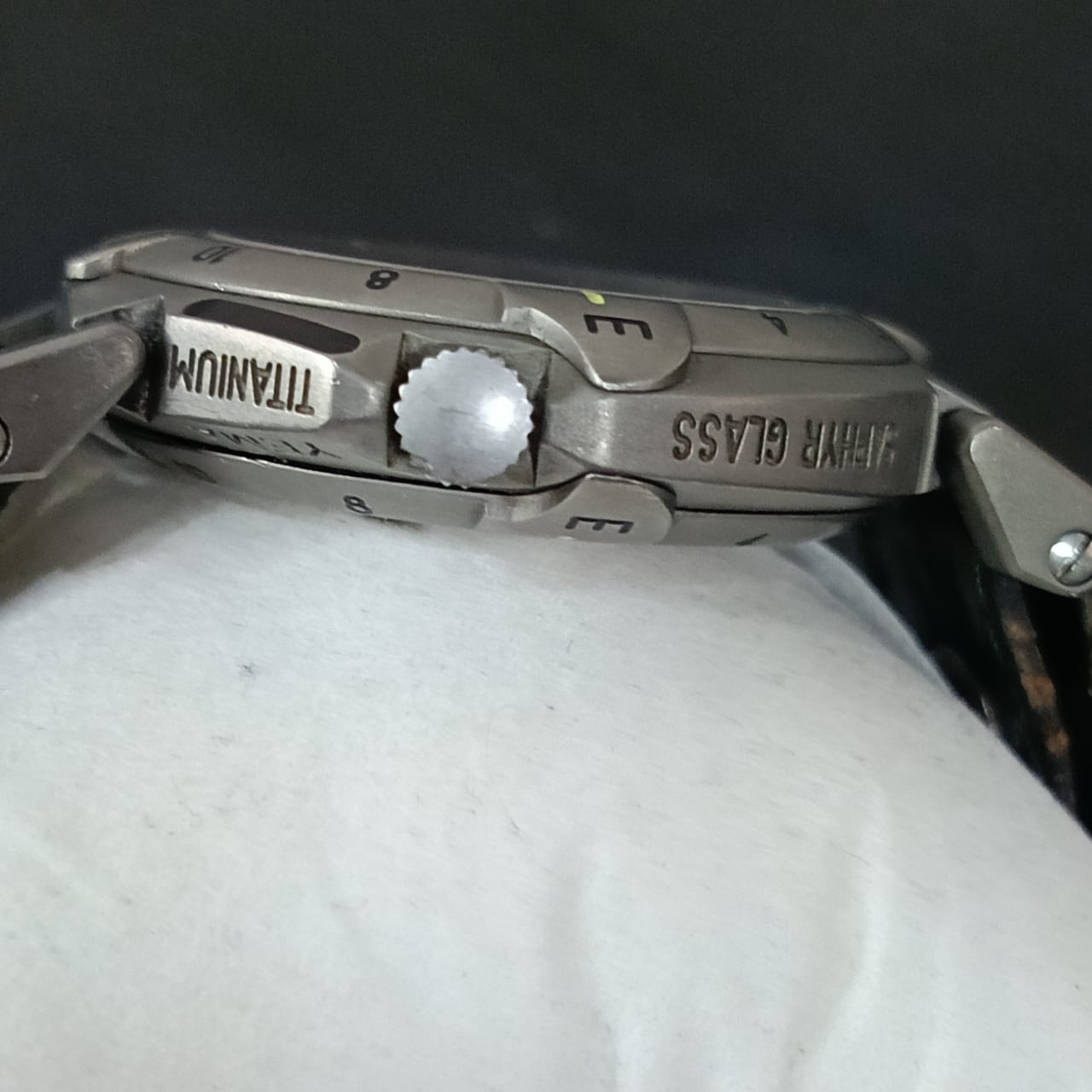 Montre yema GMT rare vintage original saphir/titanium