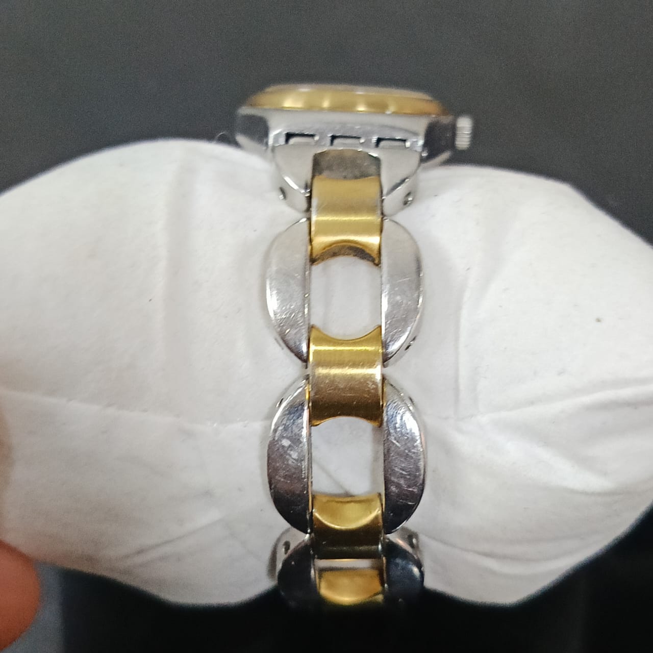 Montre swatch acier inoxydable femme original