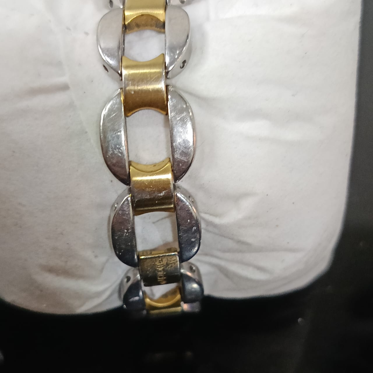 Montre swatch acier inoxydable femme original