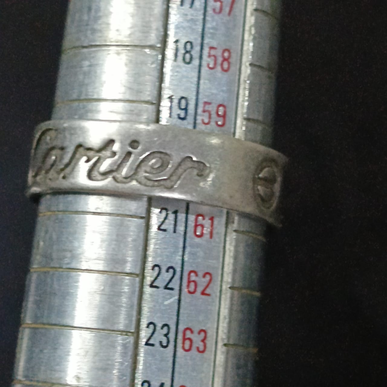 Bague Cartier original argent