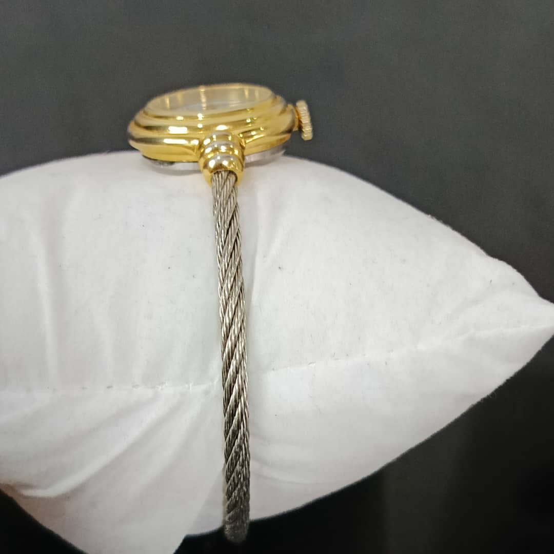 Montre mécanique femme original plaqué or