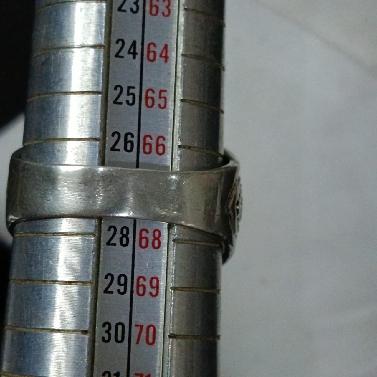 خاتم فضة أمريكي تحفة بحجر ياقوت طبيعي