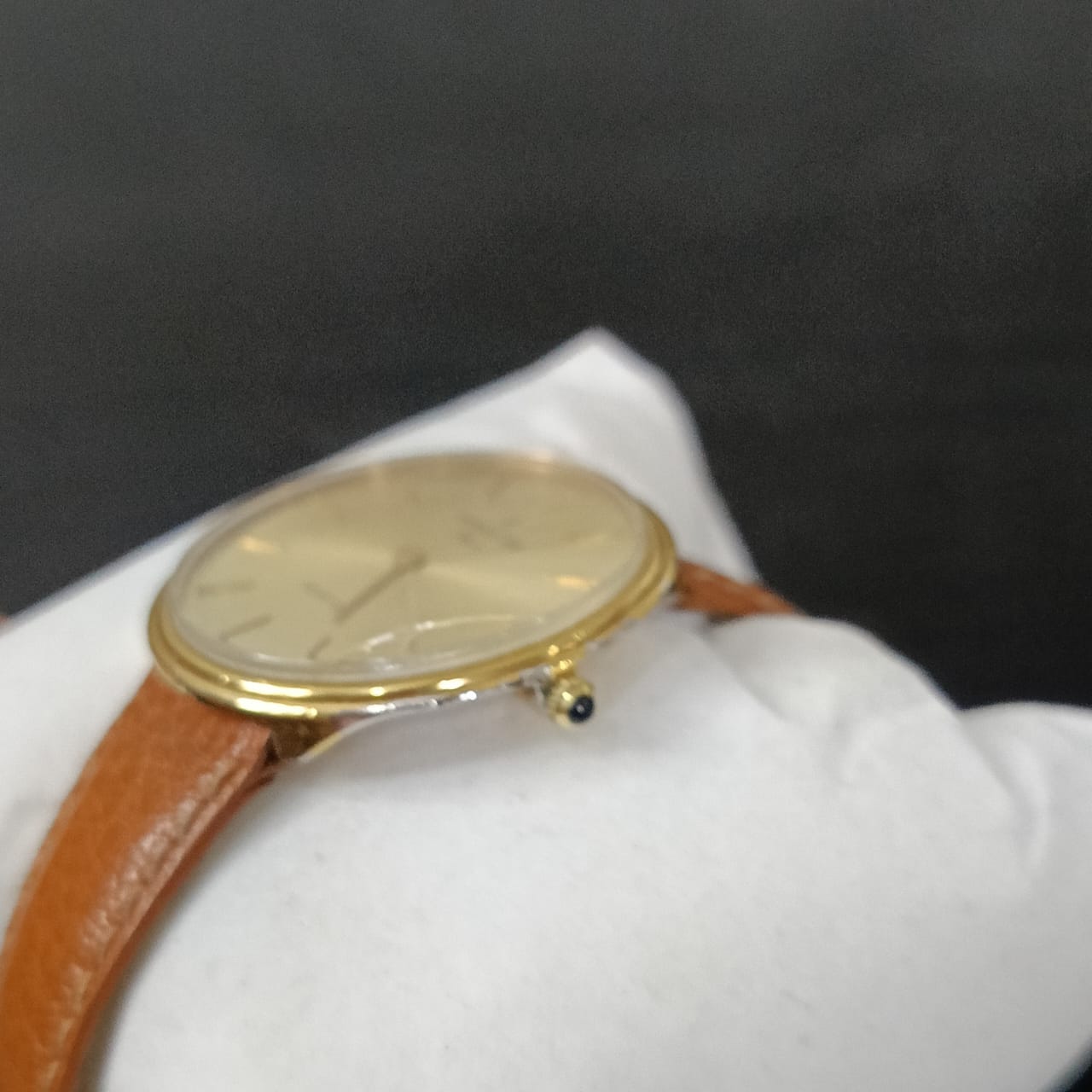 Montre richards-zeger extra plat plaque or vintage original