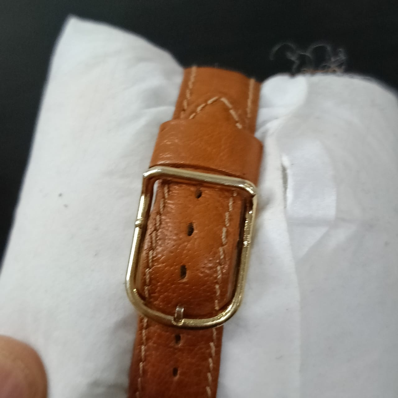 Montre richards-zeger extra plat plaque or vintage original