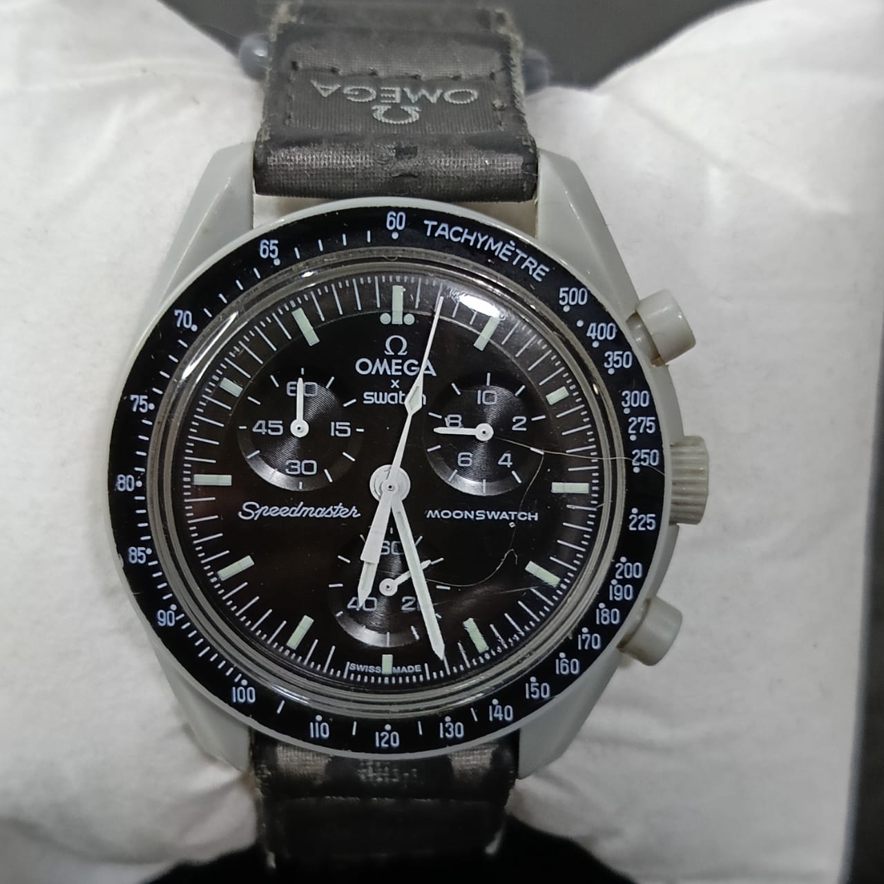 Montre Omega/ Switch chronographe