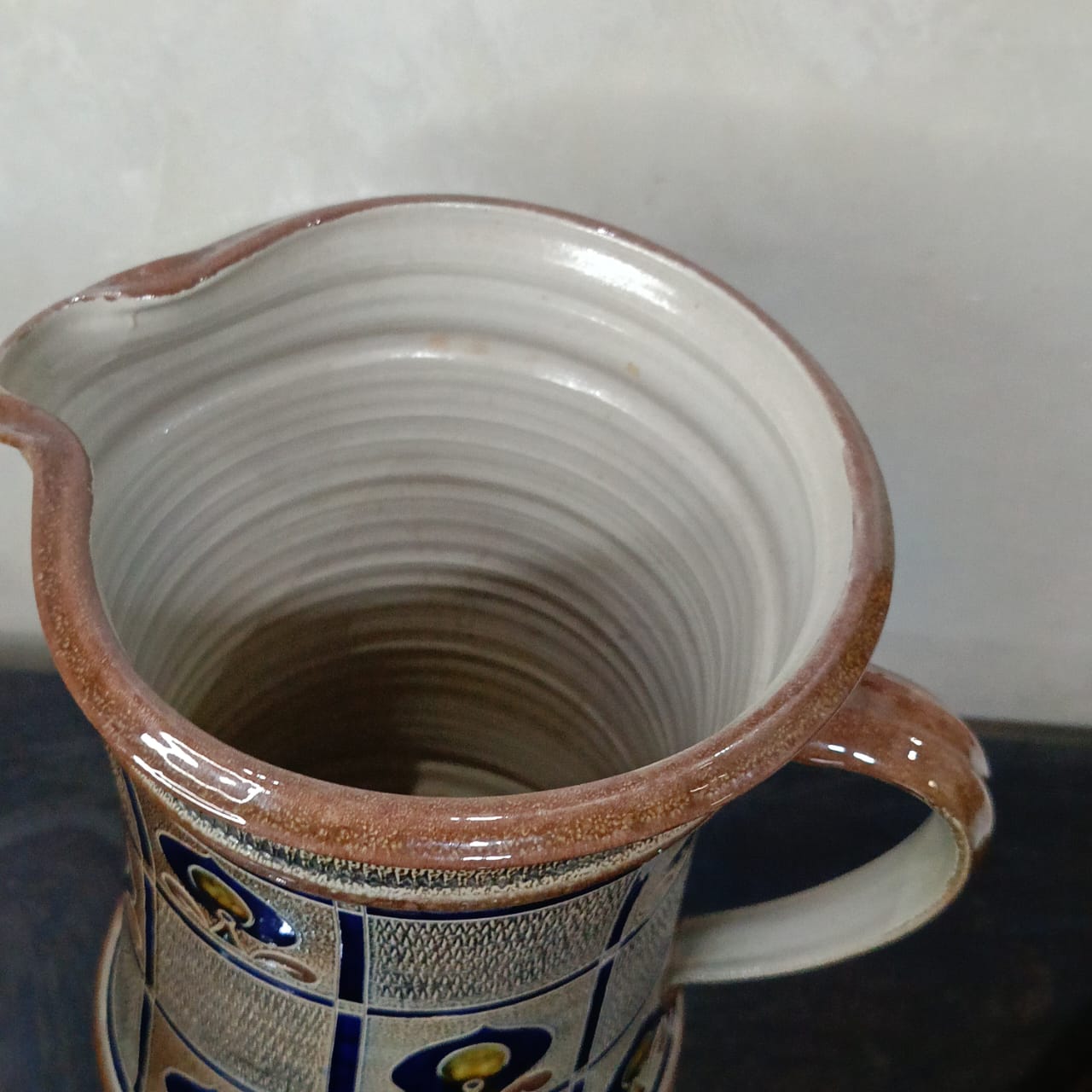 Grand vase rare vintage original