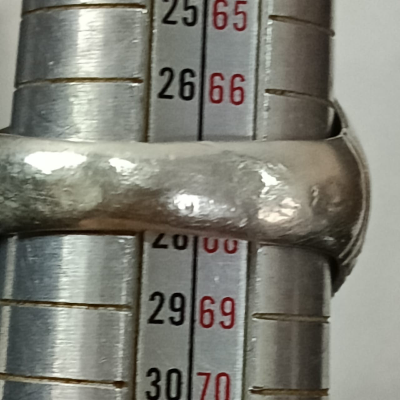 خاتم فضة بحجر كهرمان فواح