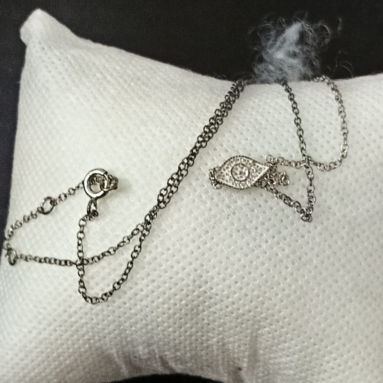 سلسلة رقيقة فضة