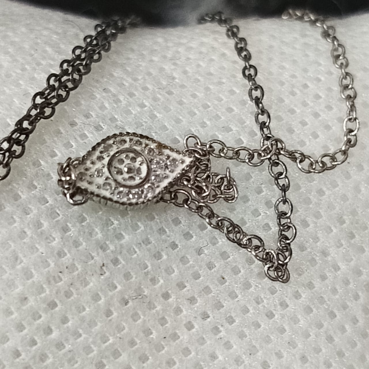 سلسلة رقيقة فضة