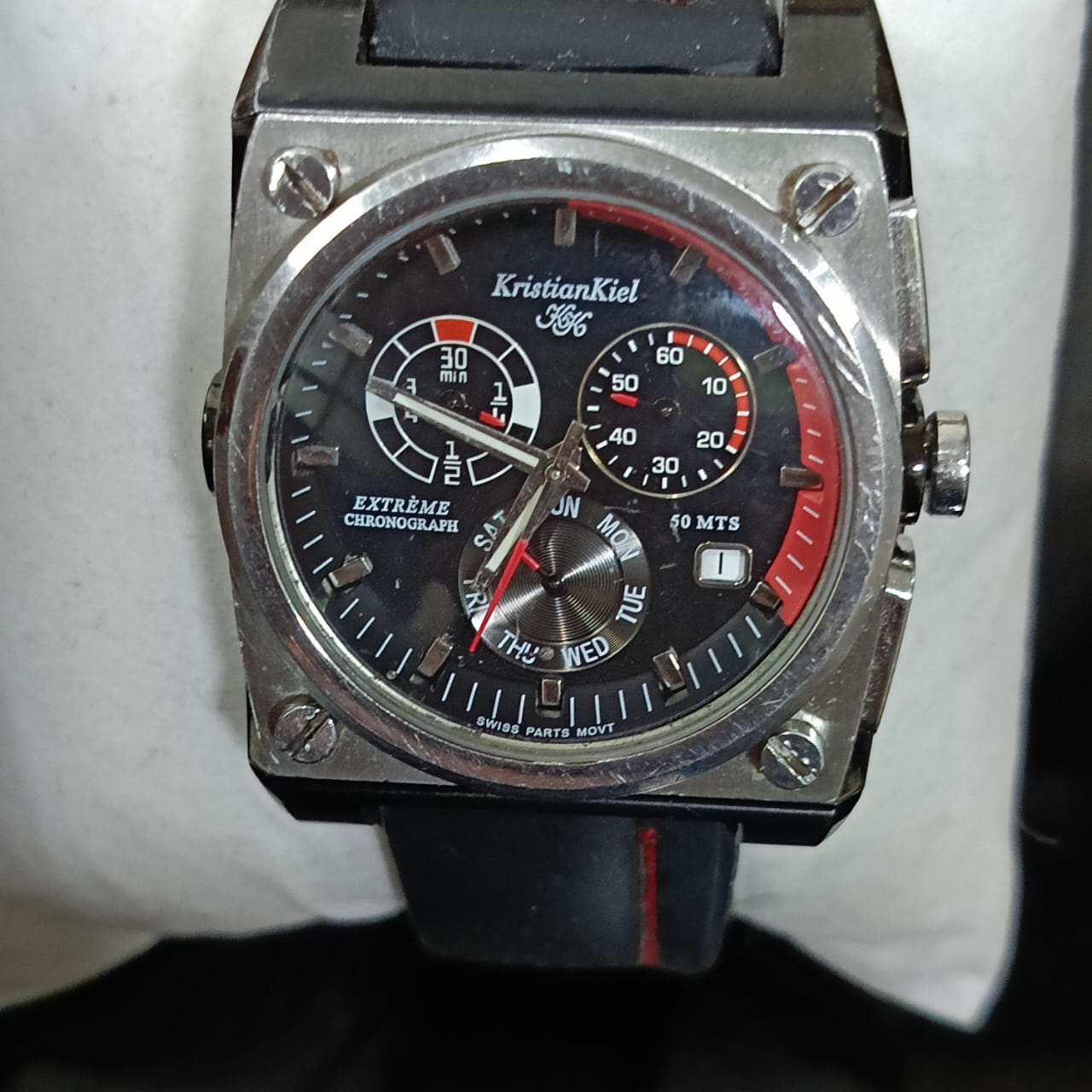 Montre kristiankiel chronographe