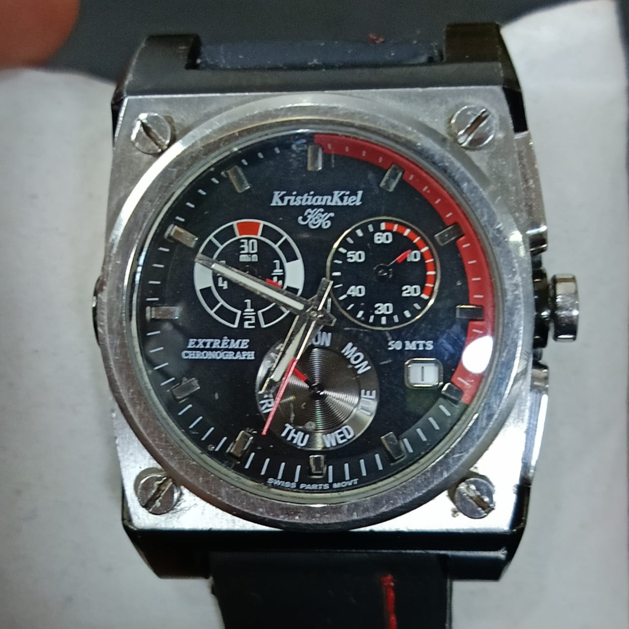 Montre kristiankiel chronographe