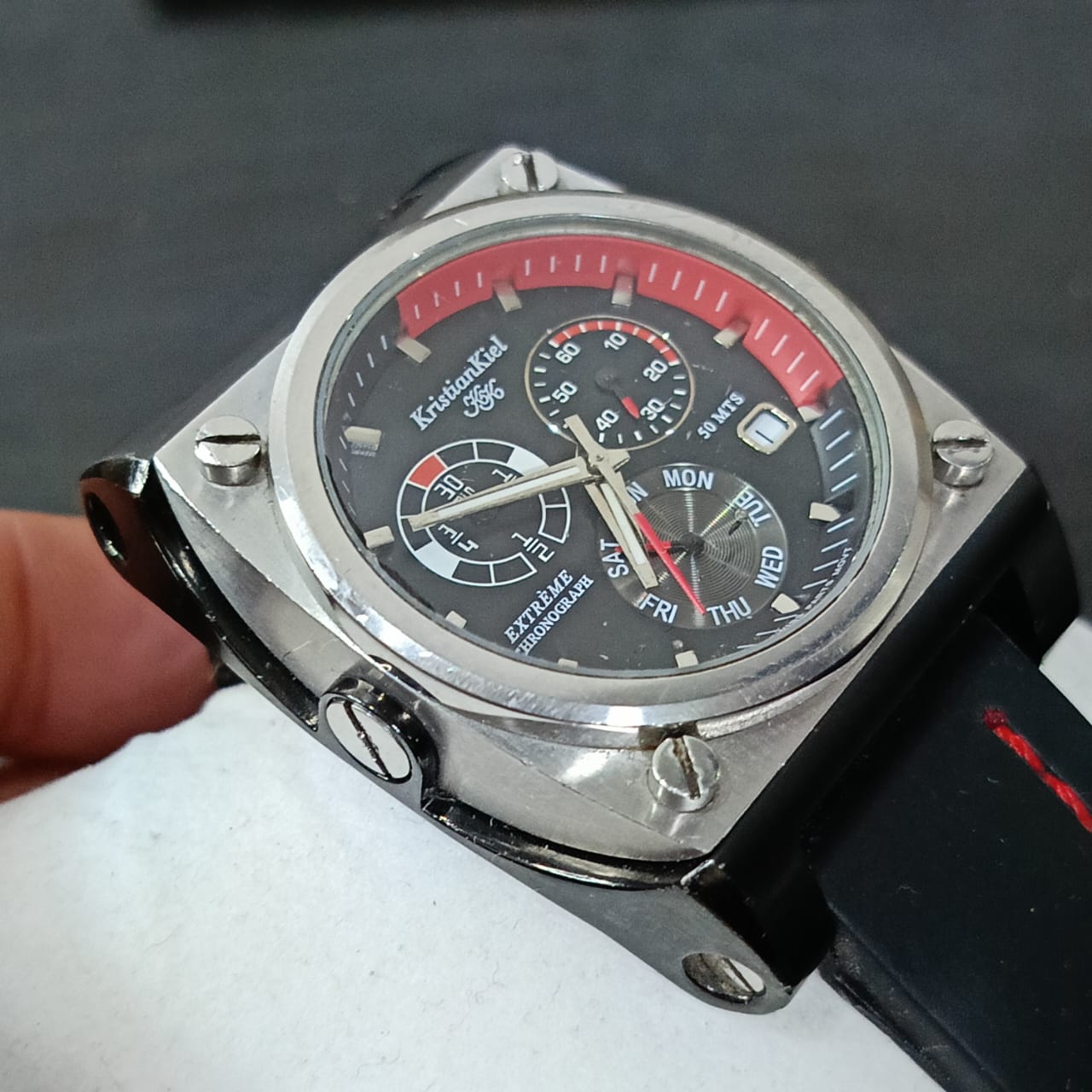 Montre kristiankiel chronographe