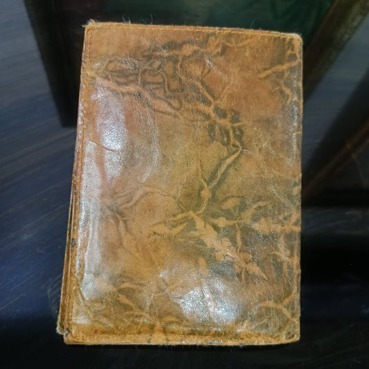 Portefeuille en cuir vintage original