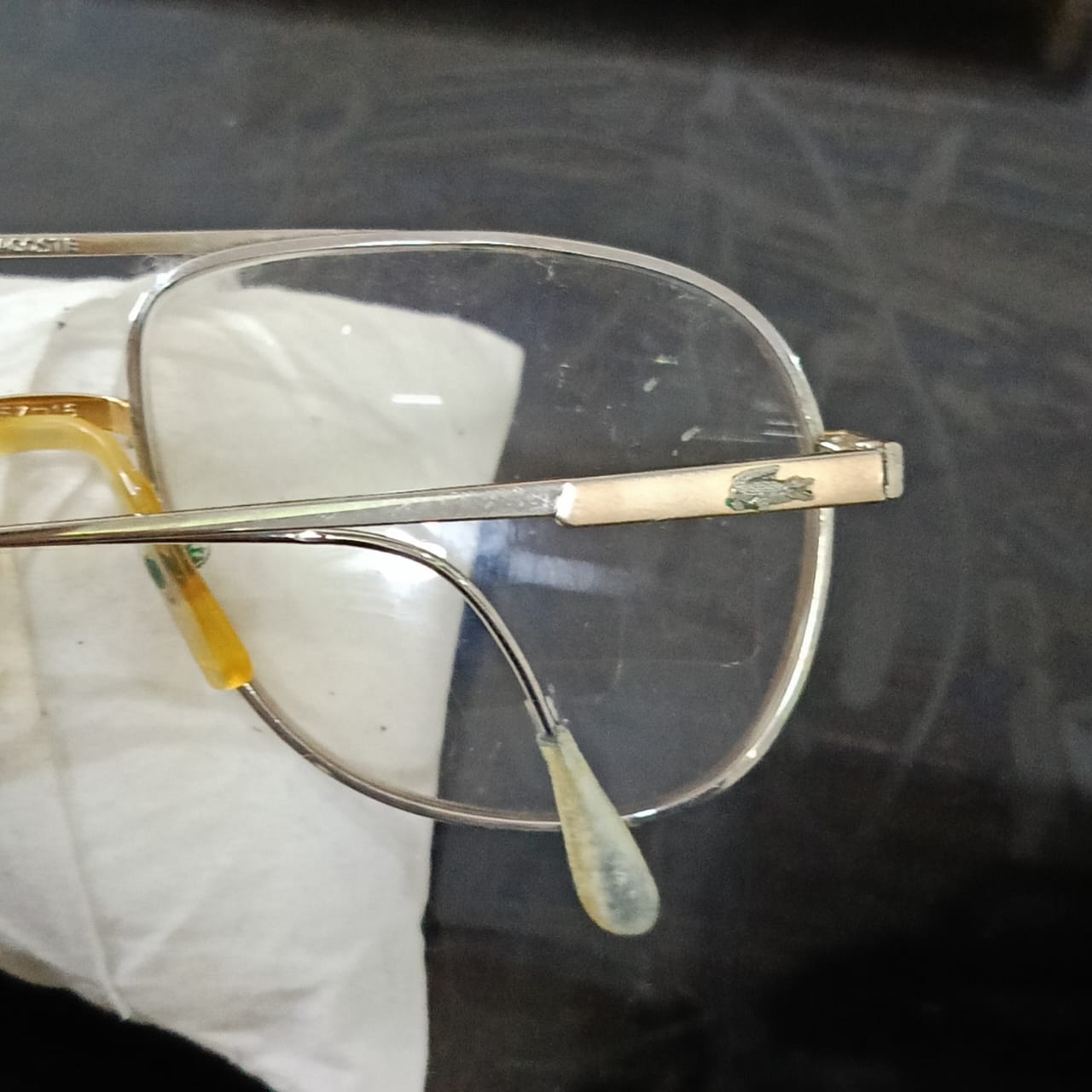 Cadre du lunette Lacoste homme original