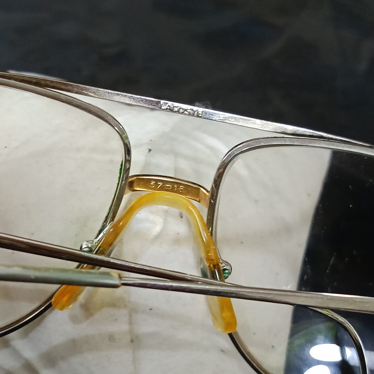 Cadre du lunette Lacoste homme original