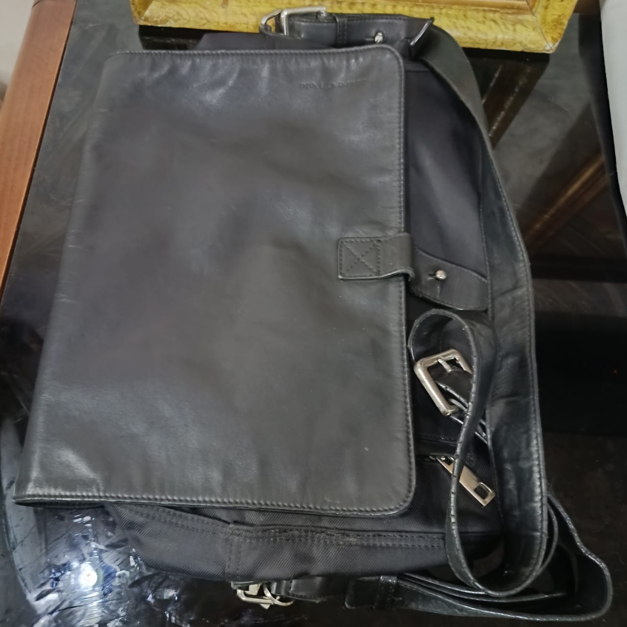 Cartable Marc o'polo en cuir vintage original