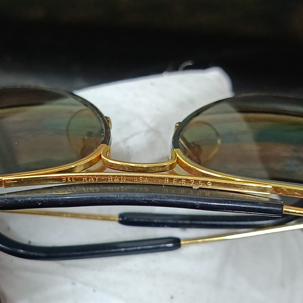 Lunette ray ben USA précieuse métals