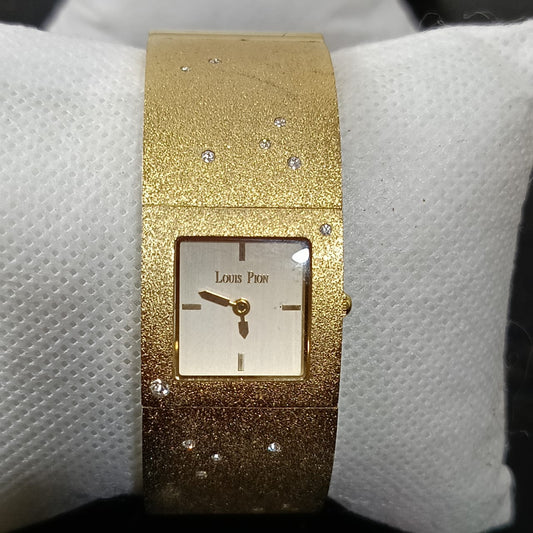 Montre louis poin Femme original plaqué or vintage Quartz 