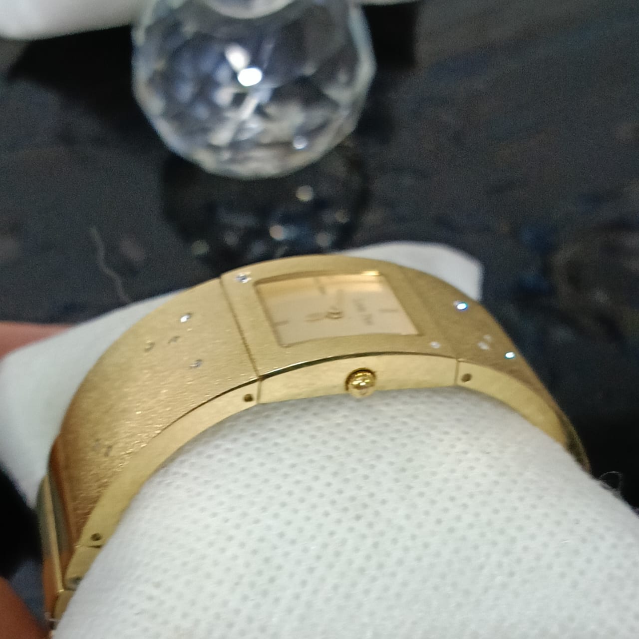 Montre louis poin Femme original plaqué or vintage Quartz 