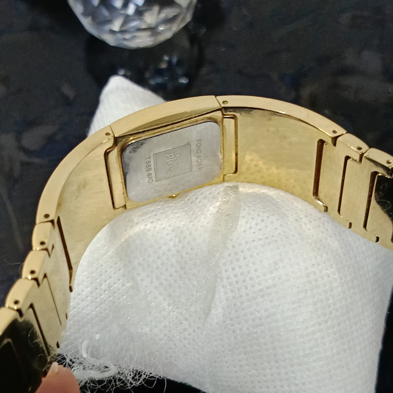 Montre louis poin Femme original plaqué or vintage Quartz 