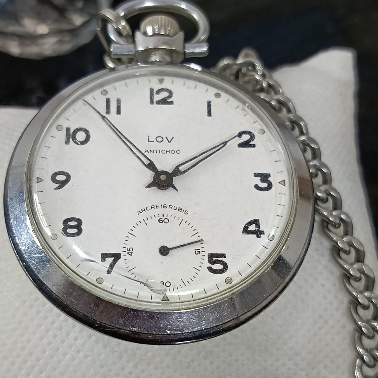 Montre gousset lov mécanique vintage original