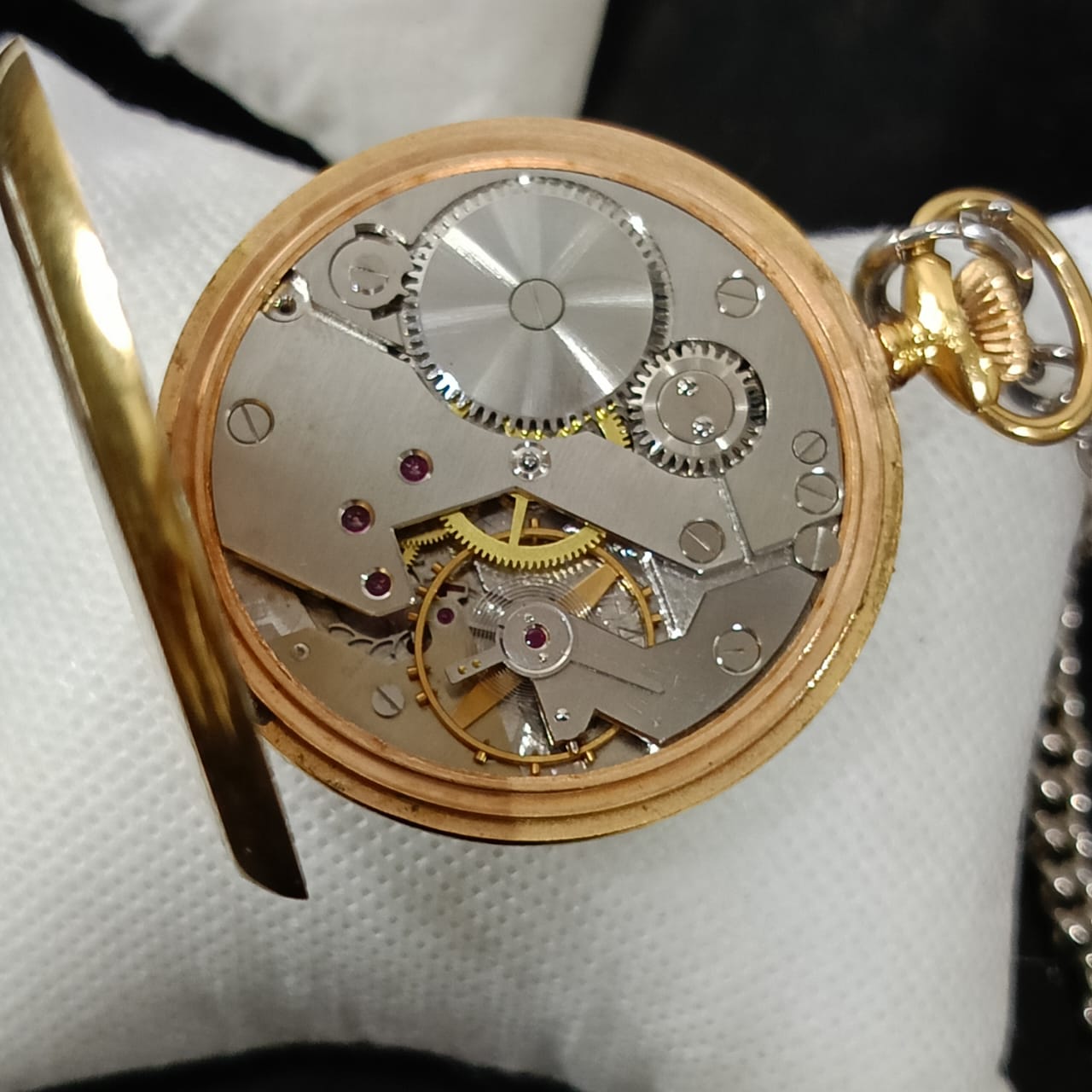 Montre gousset mécanique vintage plaqué or