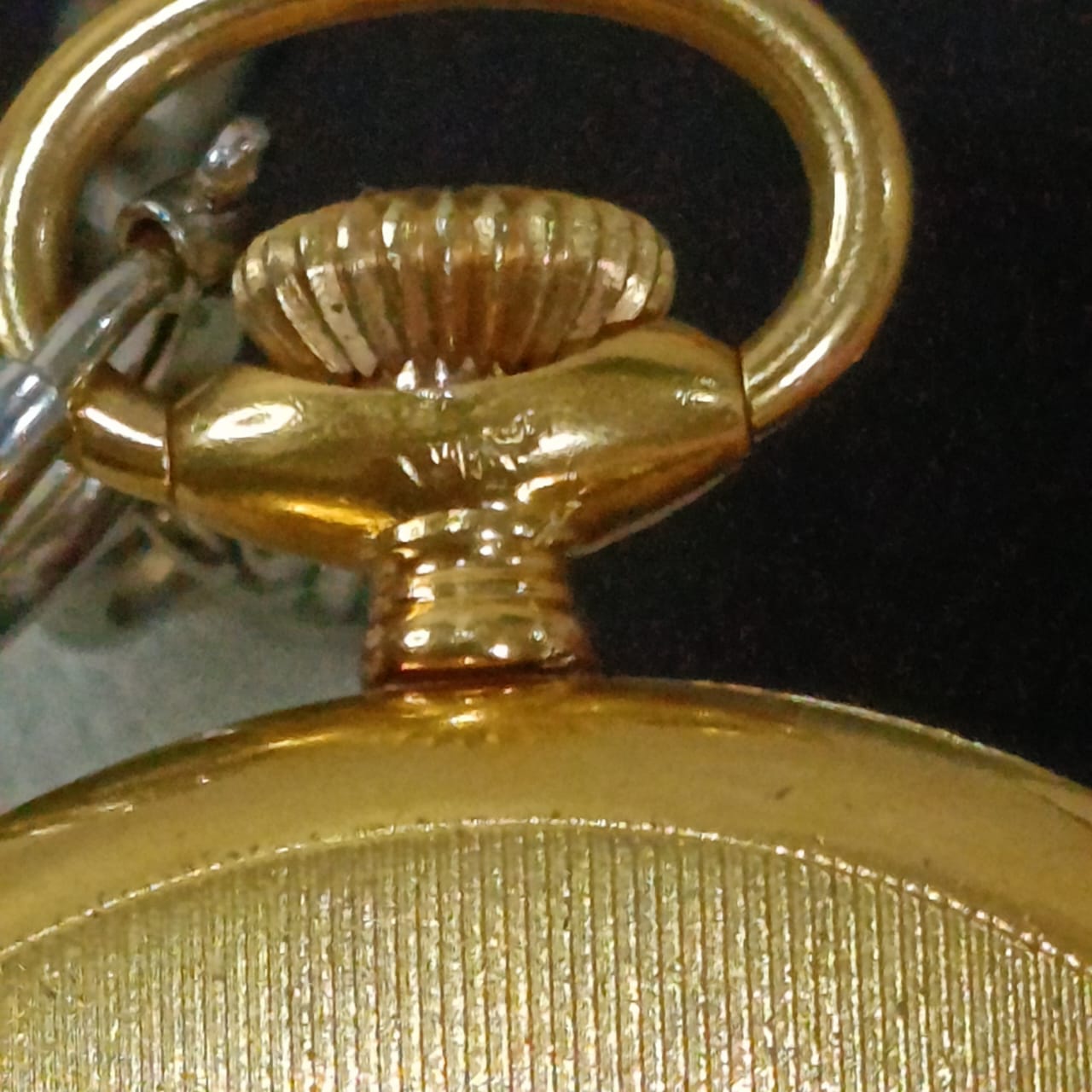 Montre gousset mécanique vintage plaqué or