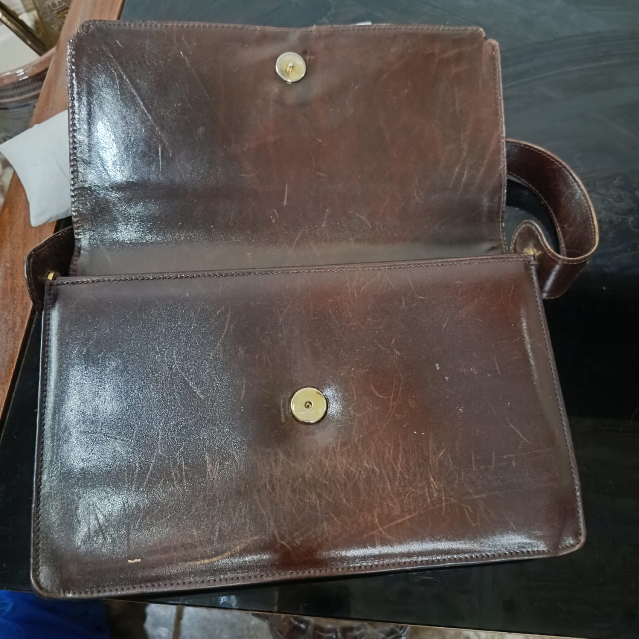 Sac en cuir vintage original