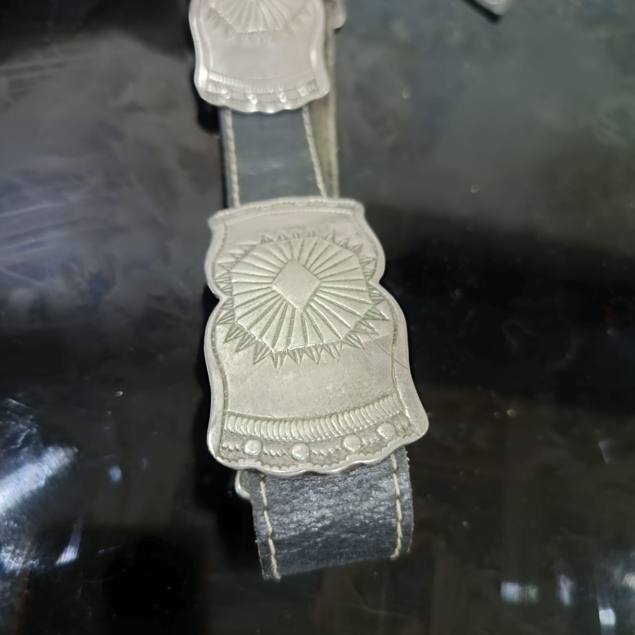 Ceinture en cuir vintage original