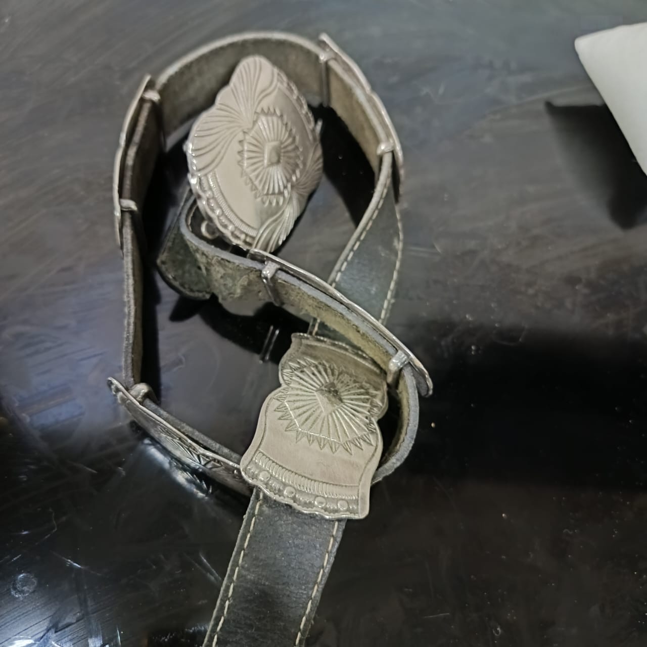 Ceinture en cuir vintage original