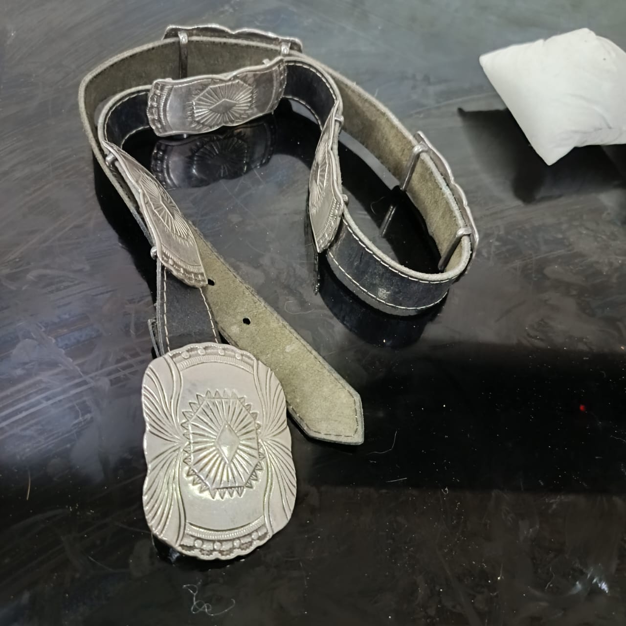 Ceinture en cuir vintage original