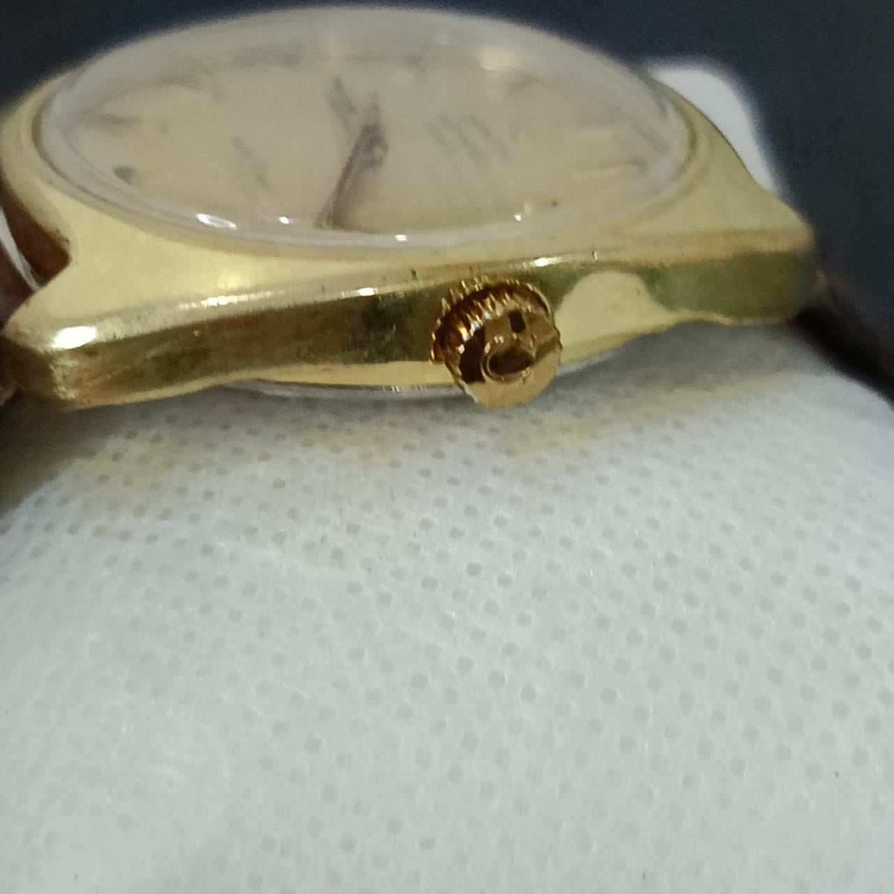 Montre Zenith automatique original plaqué or vintage  40mm
