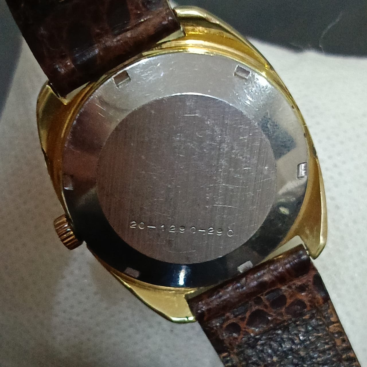 Montre Zenith automatique original plaqué or vintage  40mm