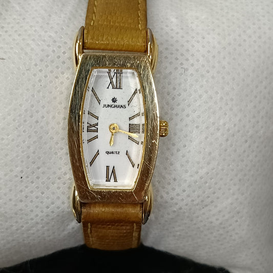 Montre junchance Quartz femme plaqué or vintage original