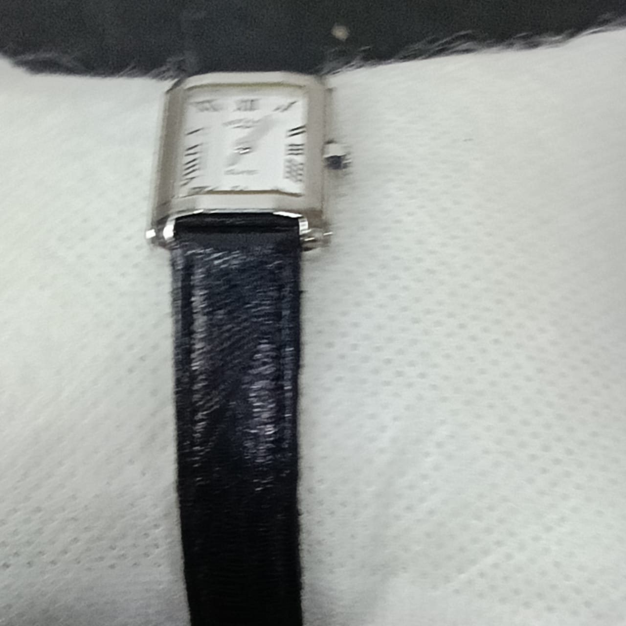 Montre Rotary élite femme original plaqué or blanc